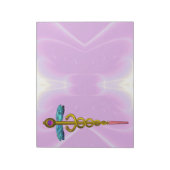 Bloc-note CADUCUS, améthyste aurifère vibrant Violet violet (Tourné)