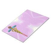 Bloc-note CADUCUS, améthyste aurifère vibrant Violet violet (Incliné)