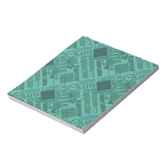 Bloc-note Café aimant (Tourné)