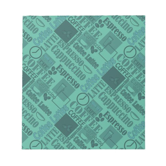 Bloc-note Café aimant (Devant)