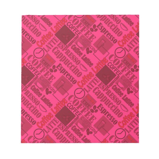 Bloc-note Café aimant (Devant)