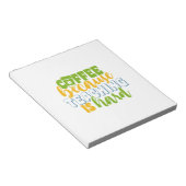 Bloc-note Café de jour de l'enseignant parce que l'enseignem (Incliné)