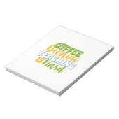 Bloc-note Café de jour de l'enseignant parce que l'enseignem (Tourné)