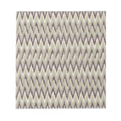 Bloc-note Café et Sage iKat ZigZag Motif (Devant)