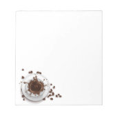 Bloc-note Café Splash Coffee Beans Art (Devant)
