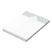 Bloc-note Cahier à carreaux pastel (Tourné)