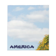 cahier Amérique ciel bleu cahiers américains