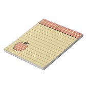 Bloc-note Cahier Apple à carreaux (Tourné)
