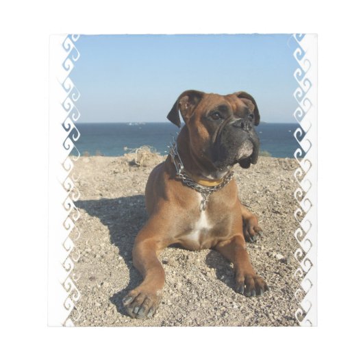 Bloc-note Cahier Boxer Mignon (Devant)