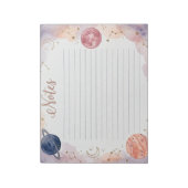 Bloc-note Cahier Céleste Aquarelle Planètes (Tourné)