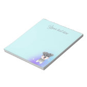 Bloc-note Cahier Cute Puppy avec un fond de couleur douce (Tourné)