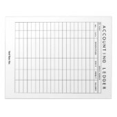 Bloc-note Cahier de comptabilité personnalisé (Devant)