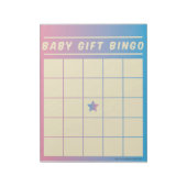 Bloc-note Cahier de jeu de bingo pour cadeaux pour bébé à la (Tourné)