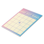 Bloc-note Cahier de jeu de bingo pour cadeaux pour bébé à la (Incliné)