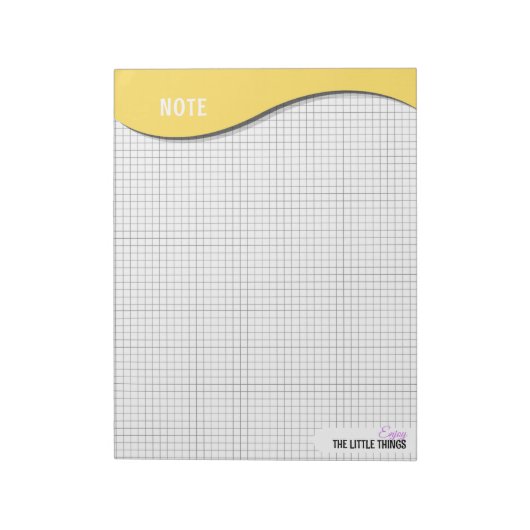 Bloc-note Cahier de notes à points en grille "Profitez des p (Tourné)