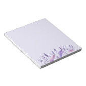 Bloc-note Cahier de notes aux tiges de lavande délicates (Incliné)