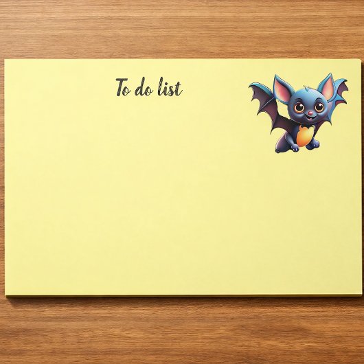 Bloc-note Cahier de notes Chauve-souris Halloween mignon