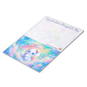 Bloc-note Cahier de notes Chiot avec Parapluie (Incliné)