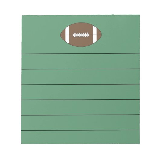 Bloc-note Cahier de notes Football Cadeau (Devant)