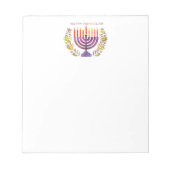 Bloc-note Cahier de notes Hanukkah (Devant)