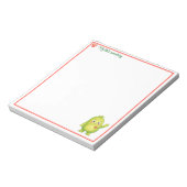 Bloc-note Cahier de notes joli monstre à l'aquarelle avec cœ (Tourné)