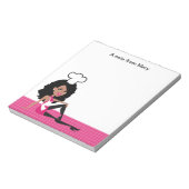 Bloc-note Cahier de notes jolie fille afro-américaine (Tourné)