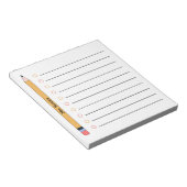 Bloc-note Cahier de notes personnalisé pour la reconnaissanc (Incliné)