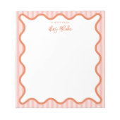 Bloc-note Cahier de notes personnalisé pour professeur avec (Devant)