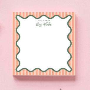 Bloc-note Cahier de notes personnalisé pour professeur avec
