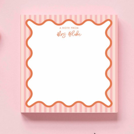 Bloc-note Cahier de notes personnalisé pour professeur avec