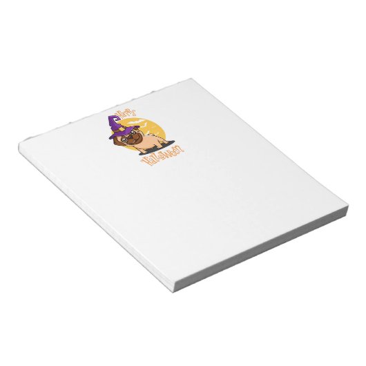 Bloc-note Cahier de notes Puggy Halloween (Incliné)