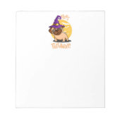 Bloc-note Cahier de notes Puggy Halloween (Devant)