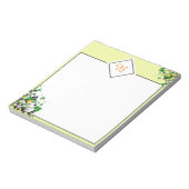Bloc-note Cahier de notes Roses jaunes (Tourné)