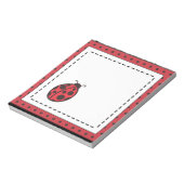 Bloc-note Cahier de notes Rouge Coccinelle (Tourné)