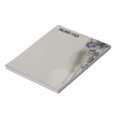 Bloc-note Cahier de notes Tiges de lavande avec reflets gris (Tourné)