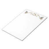 Bloc-note Cahier élégant de papillons (Incliné)