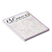 Bloc-note Cahier Fleurissez où vous êtes planté (Incliné)
