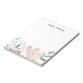 Bloc-note Cahier Fleurs Romantiques Professeure Jolie (Tourné)