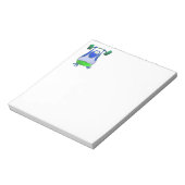Bloc-note Cahier Grenouille Haltérophile (Tourné)