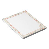 Bloc-note Cahier Inspirant pour Enseignants Fleurs pour la R (Incliné)