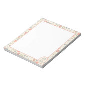 Bloc-note Cahier Inspirant pour Enseignants Fleurs pour la R (Tourné)