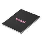 Bloc-note Cahier Texte imprimé 40 Pages Papeterie Écriture (Tourné)