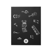 Bloc-note Cahier Thématique Musique (Tourné)