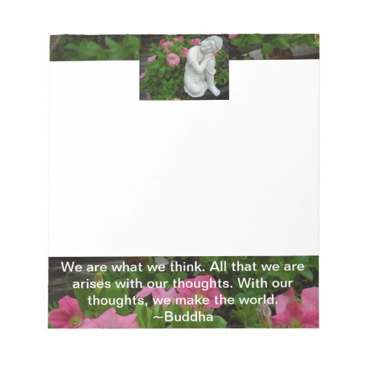 Bloc-note Cahier Zen Bouddha 5,5x6" (Devant)