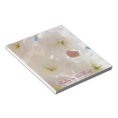 Bloc-note Cahiers Bébé en route Fleur de Fleurs Douce Maman (Incliné)