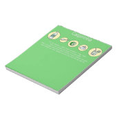 Bloc-note caipirinha, boisson brésilienne (Tourné)