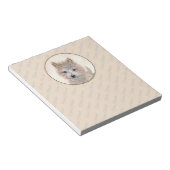 Bloc-note Cairn Terrier Peinture Chiot - Art Chien original (Incliné)