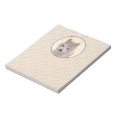 Bloc-note Cairn Terrier Peinture Chiot - Art Chien original (Tourné)