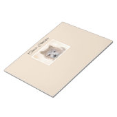 Bloc-note Cairn Terrier Peinture Chiot - Art Chien original (Incliné)