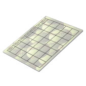 Bloc-note Calendrier à billes multiples jaune vierge (Incliné)